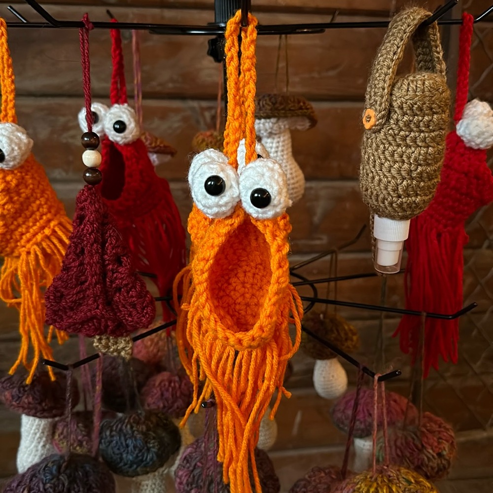 Handmade crochet yip yips